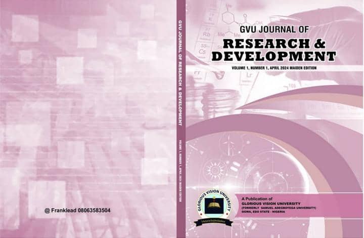 					View Vol. 1 No. 2 (2024): GVU Journal of Research and Development
				